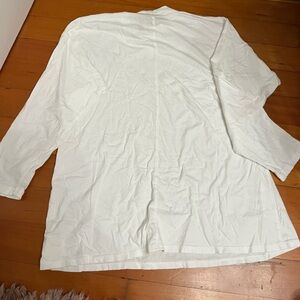 We The Free oversized mock neck White Tee